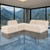 Nappi L-Sectional A, Sand (FM62102BG-SECT-A)