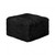 Nappi Large L-Sectional W/ Ottoman, Black (FM62102BK-SECT-L+OT)