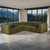Nappi L-Sectional C, Olive Green (FM62102GR-SECT-C)