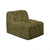 Nappi Large L-Sectional W/ Ottoman, Olive Green (FM62102GR-SECT-L+OT)