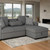 Chatham Right-Chaise Sectional (FM64005GY-SECT-R)