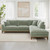 Watton Sectional, Right Chaise, Olive Green (FM64008GR-SECT-R)
