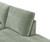 Watton Sectional, Right Chaise, Olive Green (FM64008GR-SECT-R)