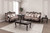 Albacete Sofa + Loveseat (FM65006BR-2PC)