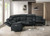 Oliverus Power Sectional, Black (FM69009BK-SECT-PM)