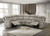 Oliverus Power Sectional, Taupe (FM69009TP-SECT-PM)