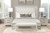 Stella Mia E.King Uph Bed, Creamy White (FM70000WH-EK-F-BED)