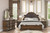 Leovanni E.King Uph Bed, Dark Brown (FM70003DB-EK-F-BED)