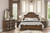 Leovanni Queen Panel Bed, Dark Brown (FM70003DB-Q-W-BED)