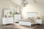 Pinetop Twin Bed, White/Dark Brown (FM7171WH-T-BED)