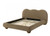 Finamore Queen Bed, Brown Velvet (FM72005BR-Q-BED)