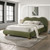 Finamore E.King Bed, Olive Green Velvet (FM72005GR-EK-BED)