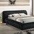 Palmdale E.King Bed, Black (FM72006BK-EK-BED)