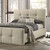 Merced E.King Bed, Beige (FM72007BG-EK-BED)