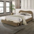 Grimsby E. King Bed, Brown Velvet (FM72019BR-EK-BED)