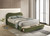 Grimsby E.King Bed, Olive Green Velvet (FM72019GR-EK-BED)