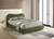 Grimsby Queen Bed, Olive Green Velvet (FM72019GR-Q-BED)