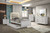 Lareina Full Bed, Pearl White (FM72081WH-F-BED)