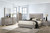 Sinistra Queen Bed, Light Taupe (FM7211BG-Q-BED)