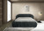 Newquay E.King Bed, Charcoal (FM7260BK-EK-BED)