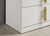Basildon Queen Bed, White/Gold (FM7271WH-Q-BED)