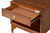 Hepburne Nightstand w/ USB & LED, Walnut (FM74000WN-N)