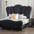 Melodi Parc E.King Bed, Black (FM7416BK-EK-BED)