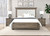 Philomath E.King Bed, Aged Oak (FM7430BR-EK-BED)