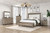 Philomath Queen Bed, Aged Oak (FM7430BR-Q-BED)