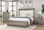 Philomath Queen Bed, Aged Oak (FM7430BR-Q-BED)