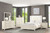 Isadore E.King Bed, Antique White (FM7700WH-EK-BED)