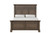 Huddersfield E.King Bed, Dark Walnut (FM7702DB-EK-BED)