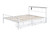 Nicoli Queen Metal Bed w/ Storage,+Mattress White (FM7901WH-Q+M)