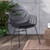 Zuberi 2 Pc. Patio Conversation Set, Black (FM80003NT-3PC-02BB)