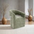 Tresa Dining Arm Chair W/ Casters, Green (FM-AC3002GR)