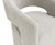 Tresa Dining Arm Chair W/ Casters, Taupe (FM-AC3002TP)
