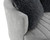 Hoople Swivel Chair, Channeled, Dark Gray (FM-AC6001LG-SW)