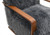 Elardo Accent Chair, Charcoal Gray (FM-AC6006DG)