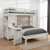 Aludra Loft Bed w/ Full Bed (FM-BK205WH-TF-BED)
