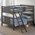Spring Creek Full/Full Bunk Bed, Stain Gray (FM-BK602FF-GY-BED)