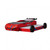 Tracklite Car Bed w/ Trundle, Red (FOA7735RD-BED)