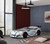 Tracklite Car Bed w/ Trundle, White (FOA7735WH-BED)