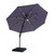 Fera 10' Round Umbrella, LED Bulb, Navy (LA-A032BL)