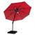 Fera 10' Round Umbrella, LED Bulb, Red (LA-A032RD)