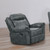 Agata Glider Recliner, Dark Gray (NX6001DG-CH)