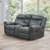 Agata Manual Glider Loveseat, Dark Gray (NX6001DG-LV)