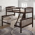 Brookings Twin/Full Bunk Bed w/ Mattresses, Dark Cherry (NX-BK001ML-BED+M)