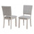 Sauro Side Chair (4/CTN), Natural (SL3405GY-SC-4PK)
