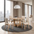 Oberto Round Dining Table, Natural (SL3406NT-RT)