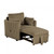 Denholme Chair w/ Pull Out, Brown (SL64002BR-CH-PK)